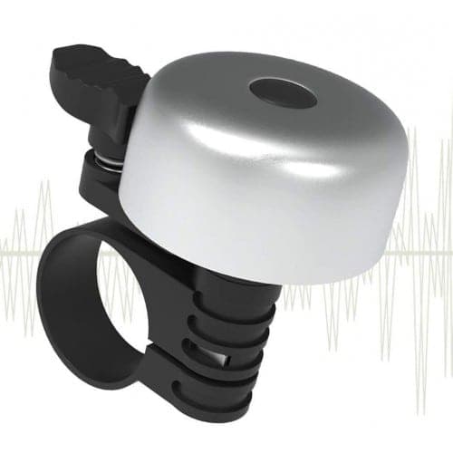 SELECTA SILVER BICYCLE BELL 01-10888 Silver