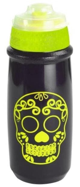 GIST PLASTIC WATER BOTTLE SKULL LIGHT GREEN 550ml GGWG3503LG Black Green