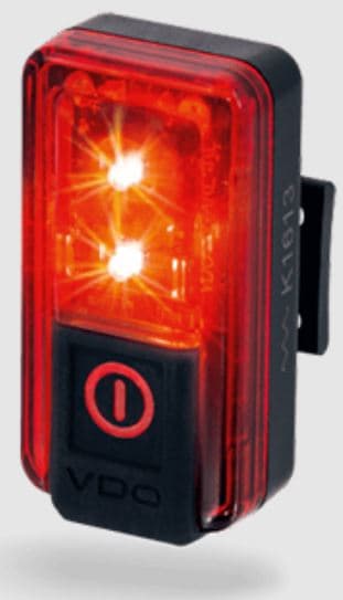 VDO Rear USB LED ECO LIGHT RED PLUS BRAKE LIGHT CP40061 Black