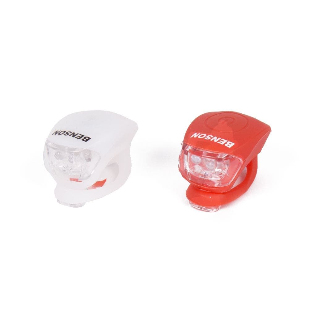 BENSON LED BATTERY LIGHT SET SILICONE 010453 White Red