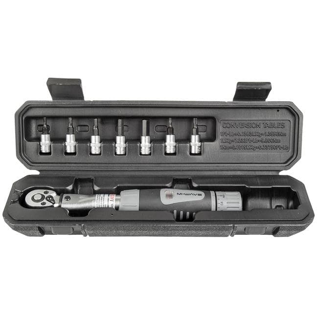 M-WAVE TORQUE WRENCH 1/4'' TW-2/24 880291 Black Silver