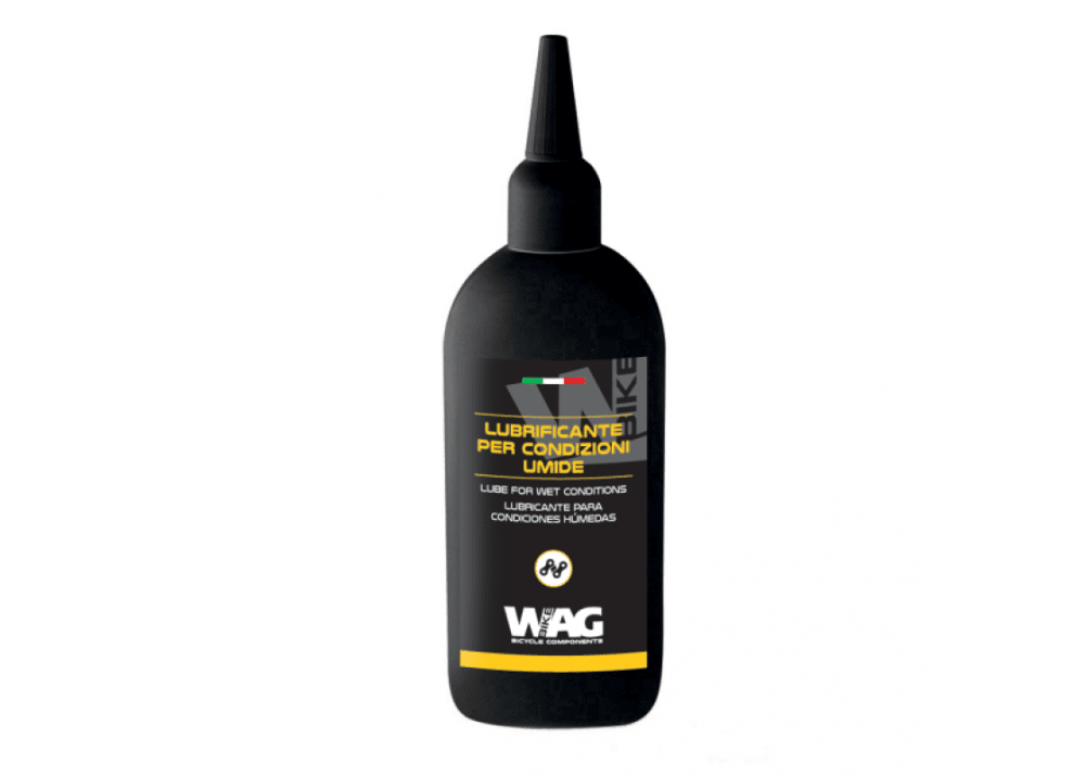 Olio per catena bici WAG WET 125gr 567011220 Nero