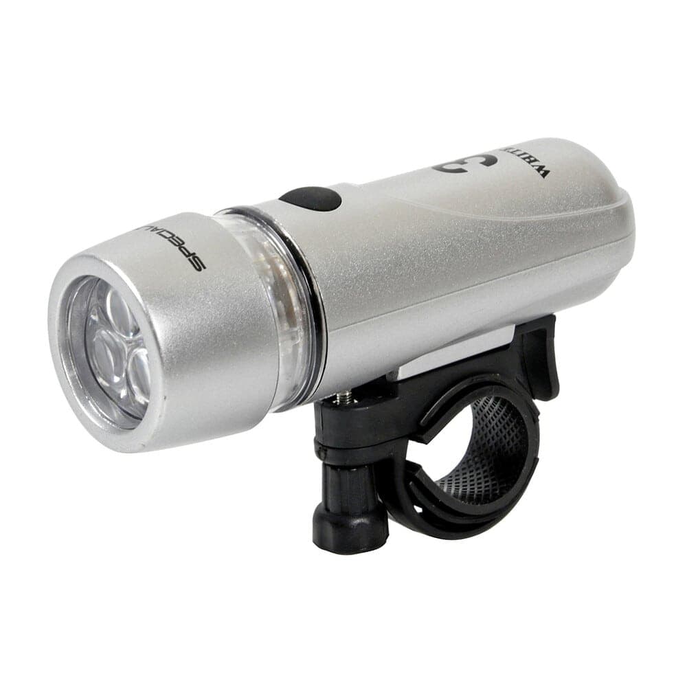 LAMPA ΦΩΣ ΠΟΔΗΛΑΤΟΥ EΜΠΡΟΣΘΙΟ 3 LED 93577 Ασημί