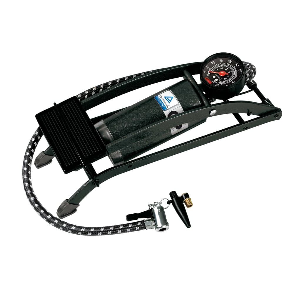 LAMPA POMPA PNEUMATICI A PEDALE SINGOLA 71605 Nero