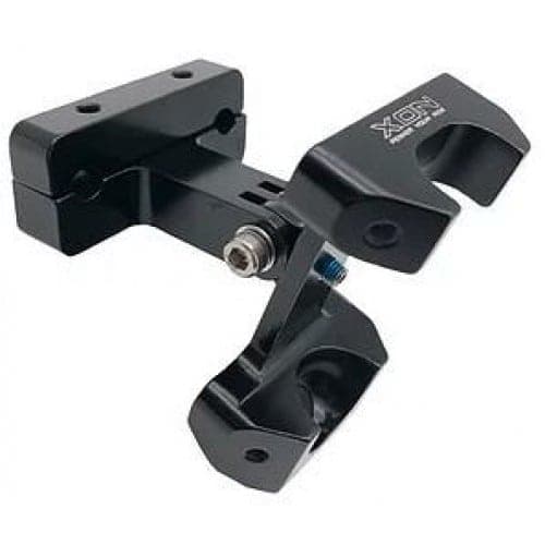 XON DOPPIO PORTABORRACCIA (ADATTATORE PER DUE BORRACCE) CNC XBT-35 Nero