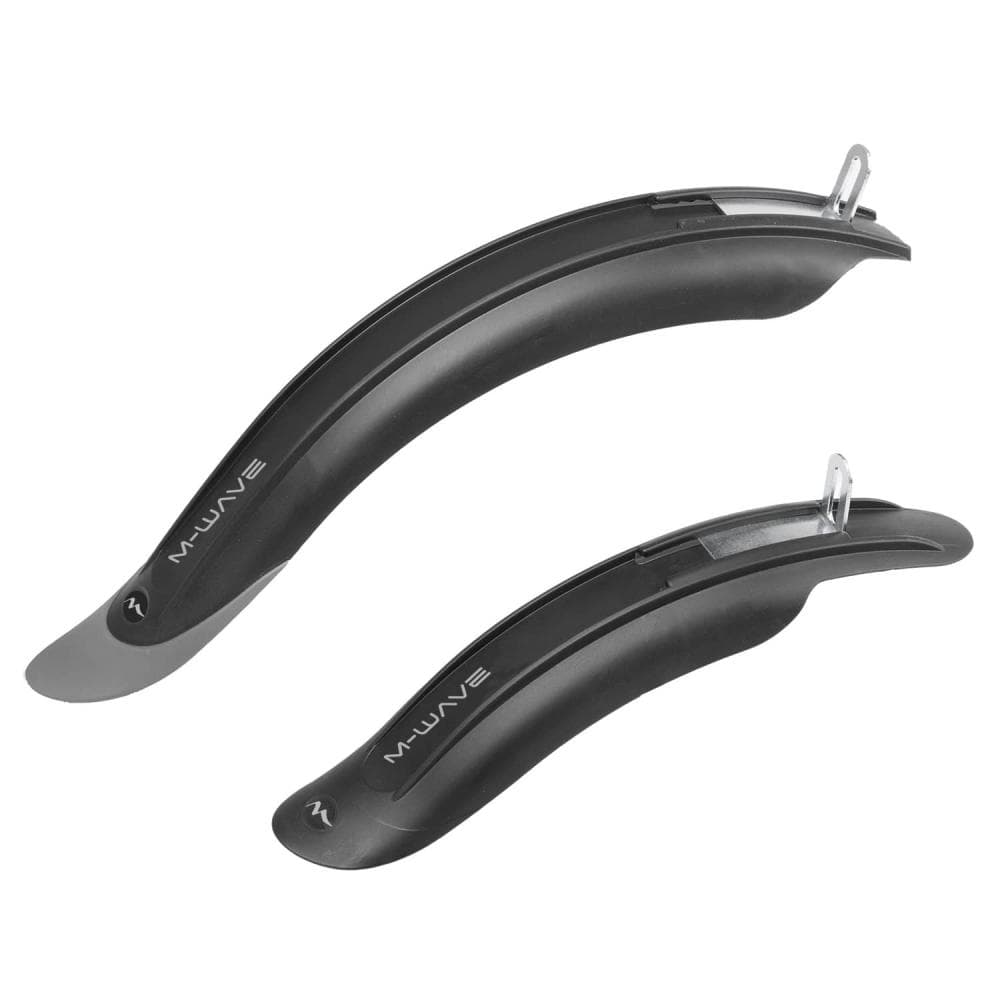 M-WAVE SET PARAURTI 12" - 18" POSTERIORE NERO 386032 Nero