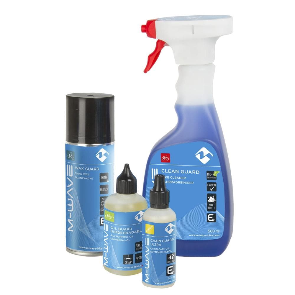 M-WAVE SET PULIZIA 4 PEZZI IN CONFEZIONE 880785 Blu