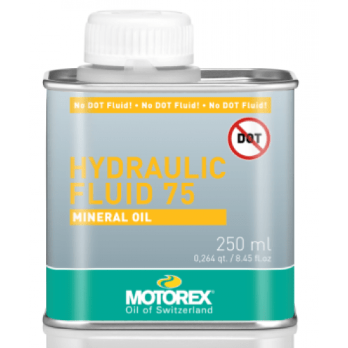 MOTOREX LIQUIDO IDRAULICO 75 MINERALE PER FRENI A DISCO 250ml Argento