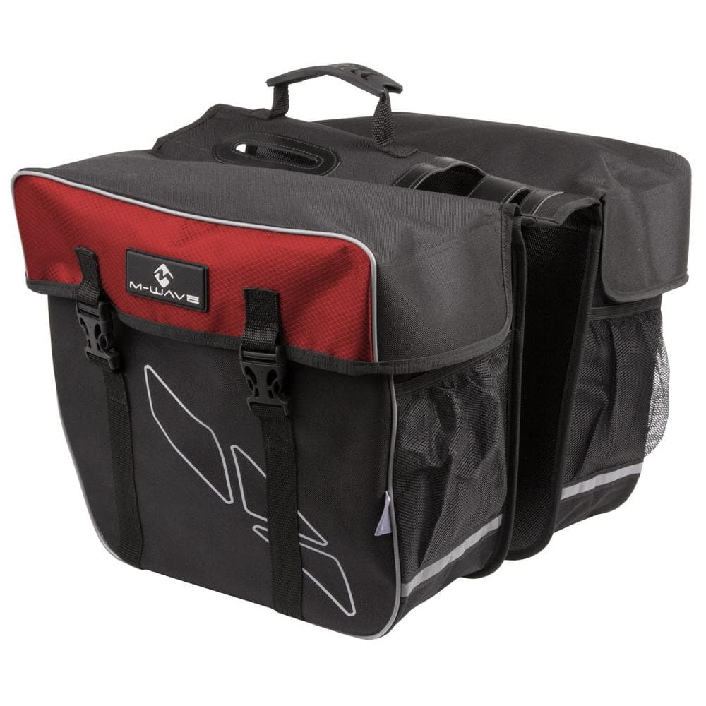 M-WAVE BORSA PER PORTAPACCHI AMSTERDAM DOPPIA 30L 122803 Nero Rosso