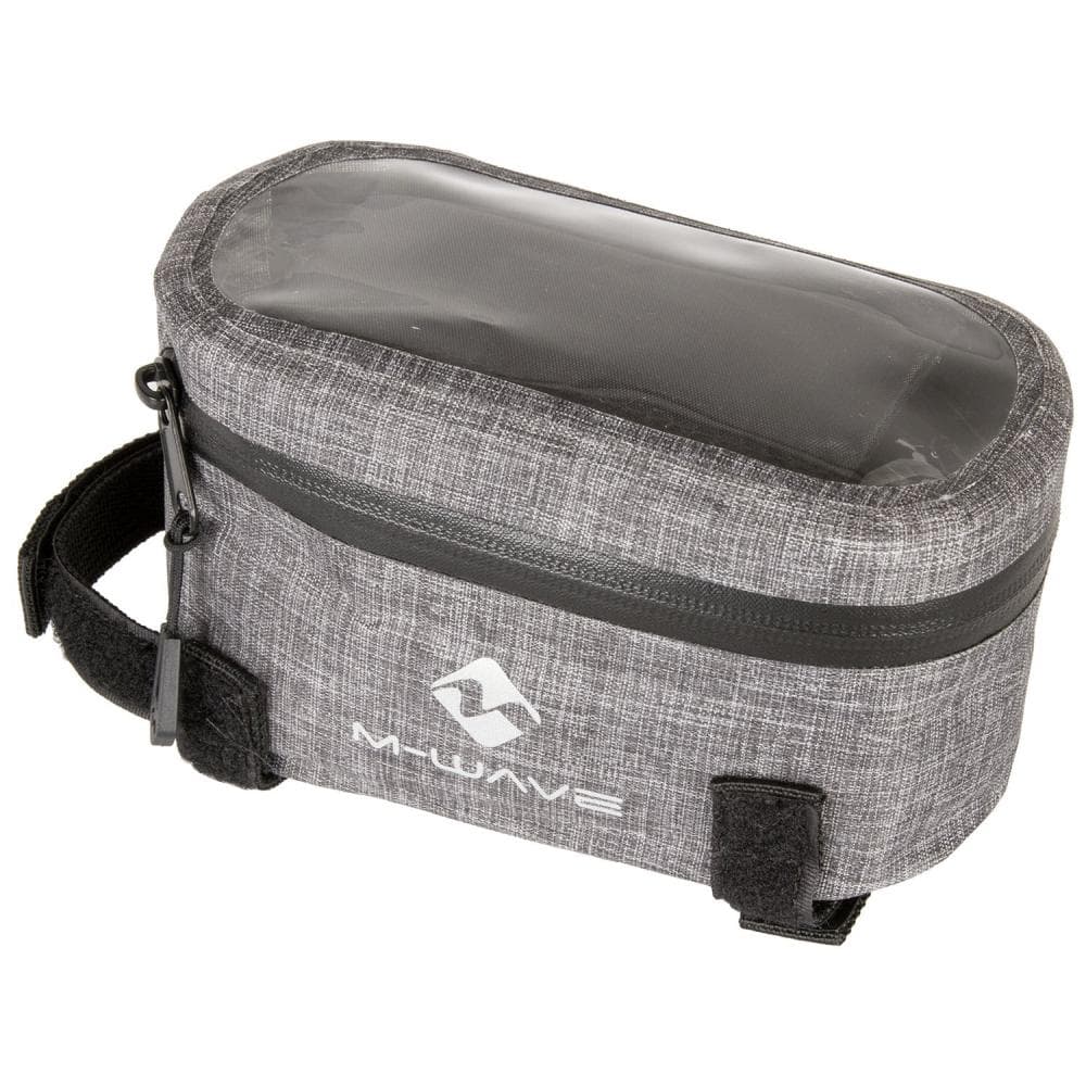 M-WAVE BORSA DA TELAIO PER CELLULARE 6.3" TOP GREY F 85x95x185mm 122883 Grigio