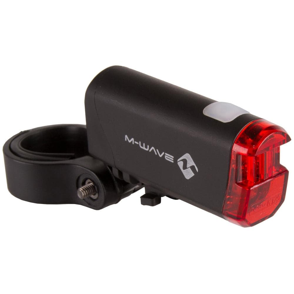 M-WAVE Fanale Posteriore per Bici HELIOS 220569 Nero
