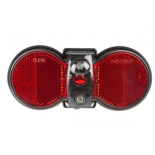 SMART FANALE POSTERIORE PER MONTAGGIO SUL PORTAPACCHI BICI 466995 Nero