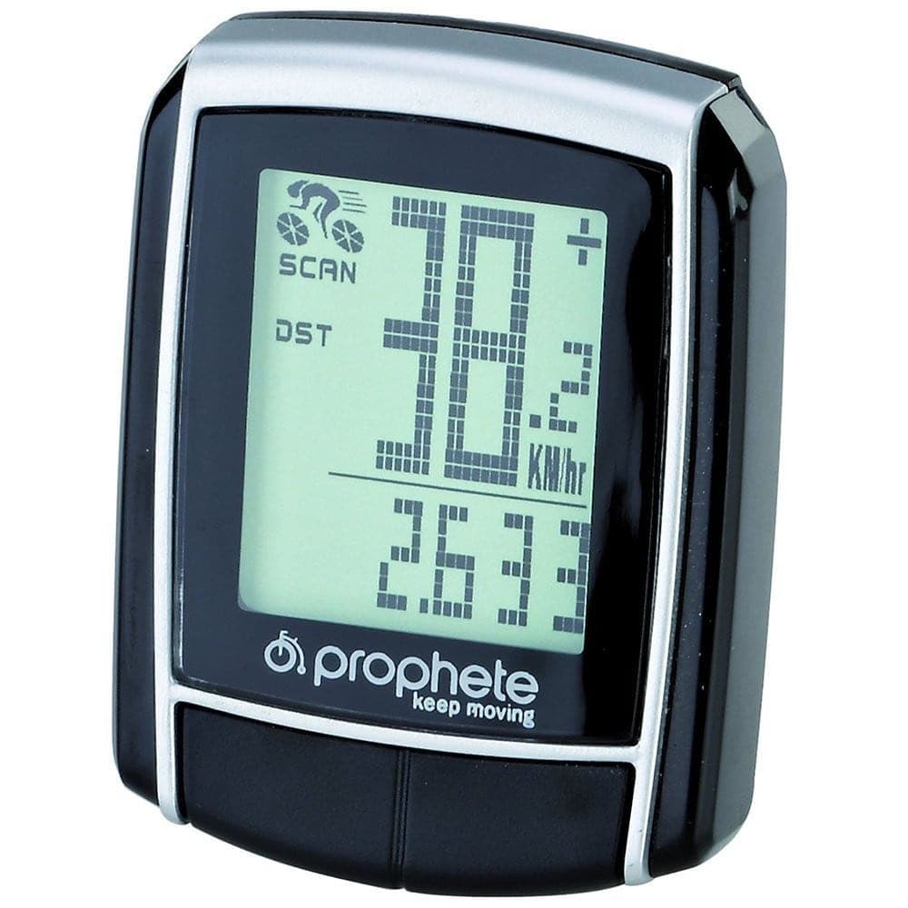 PROPHETE COMPUTER DA BICI FILARE 15 FUNZIONI 511 Nero Argento