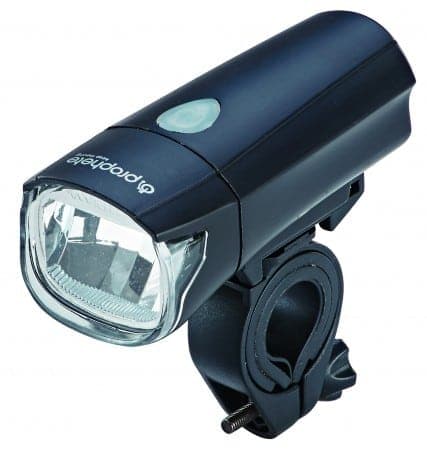 PROPHETE FANALE ANTERIORE BICI CON BATTERIA 30/15LUX 659 Nero