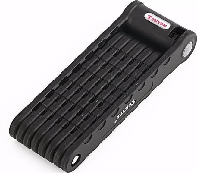 TONYON FOLDABLE SECURITY LOCK 164 x 59 mm TY3881 Black