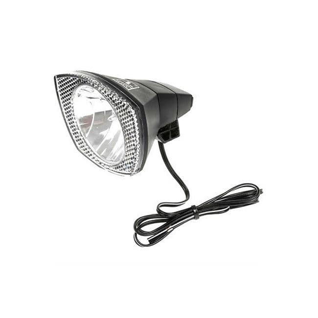 ANLUN FRONT LIGHT 6V/2.4W 10 LUX FOR DYNAMO 461602 461603 Black