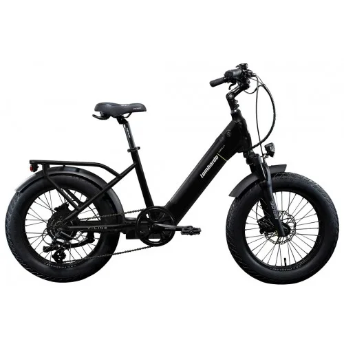 Lombardo Aurelia Compact E-Bike 20" Black Matt