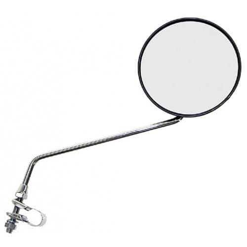 STUURMIRROR MET KLEM-TRUMPH MET 270908 HOEK Zilver