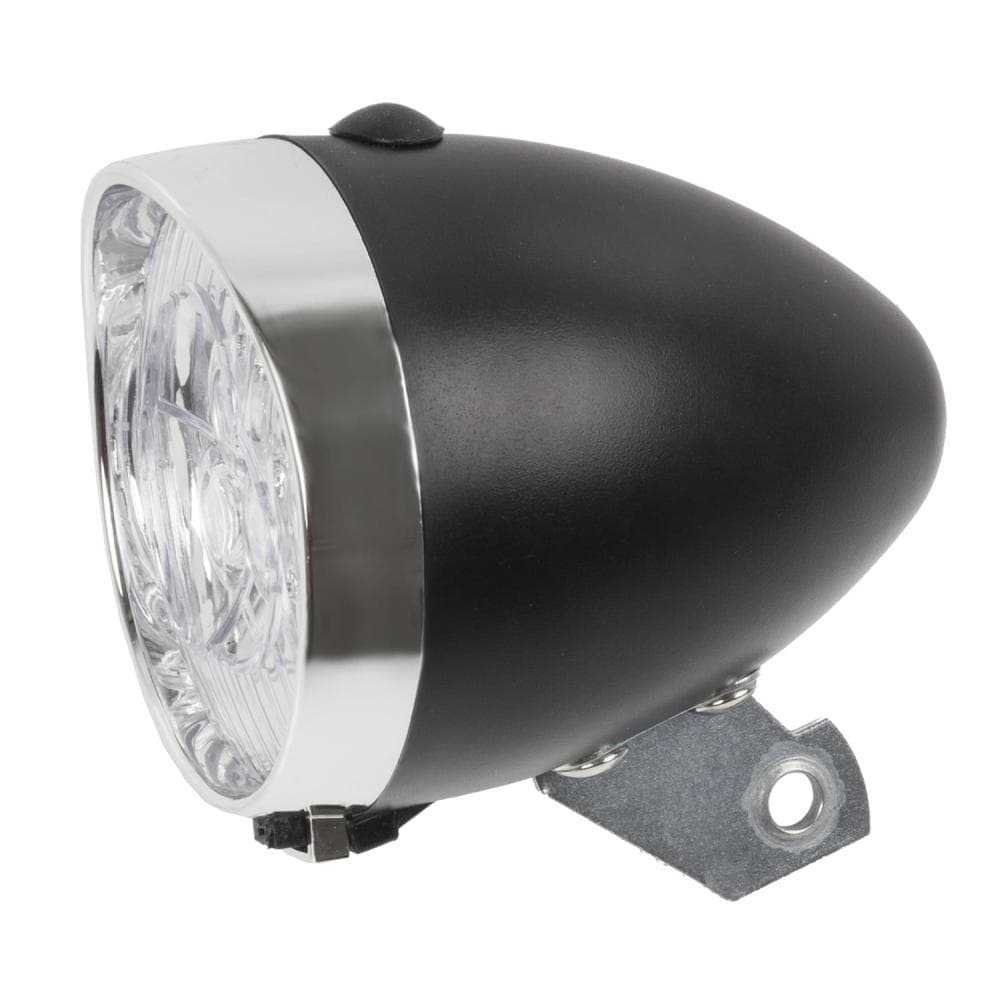 OEM VINTAGE FRONT LIGHT 3 LED BLACK 460088 Black