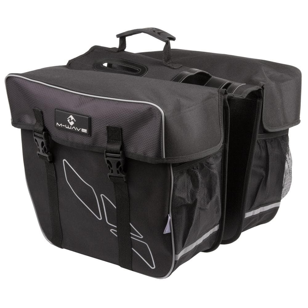 M-WAVE AMSTERDAM DOUBLE RACK BAG 122315 Black