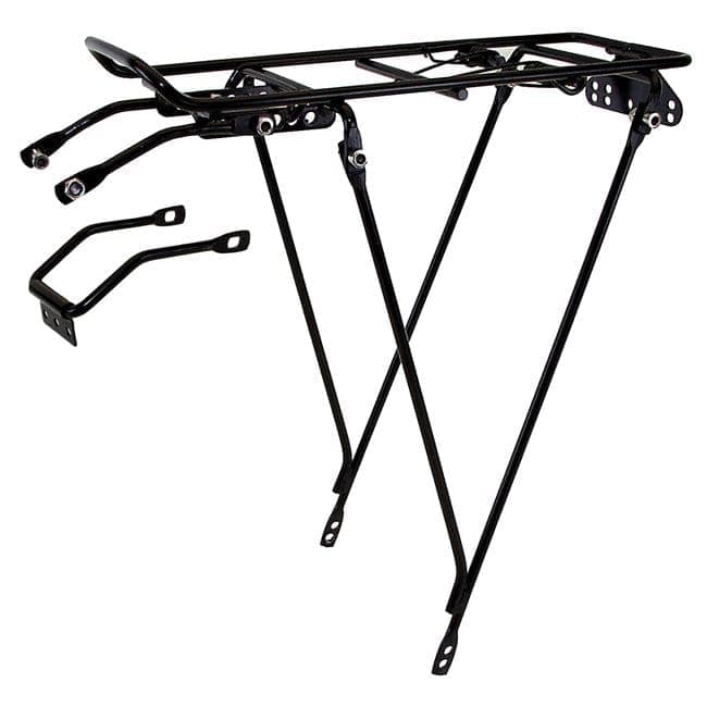 VENTURA REAR BICYCLE RACK SCREW ON II S FOR 26'' 28'' BLACK IRON 440149 Black