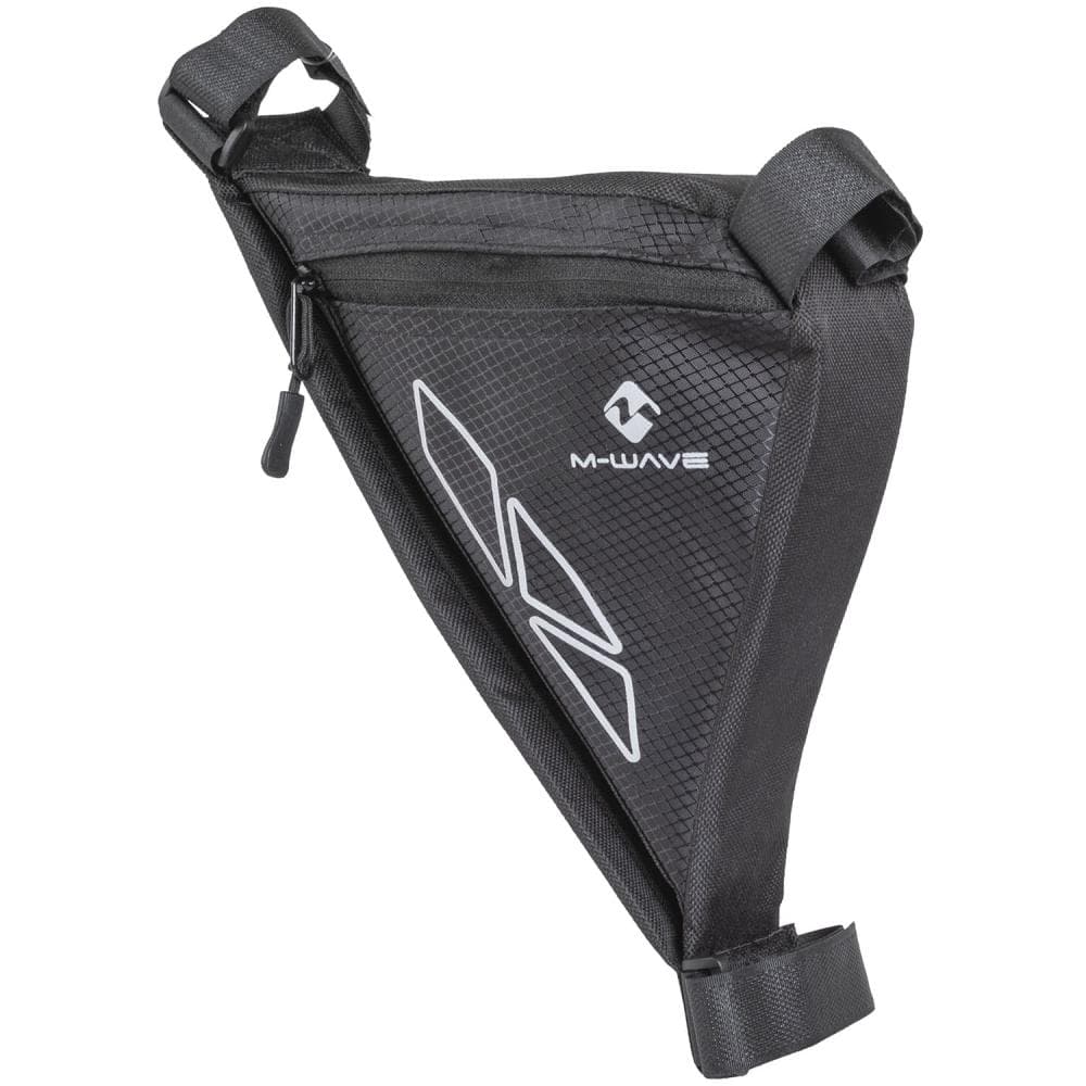 M-WAVE TRIANGULAR FRAME BAG ROTTERDAM TRI 122366 Black Grey