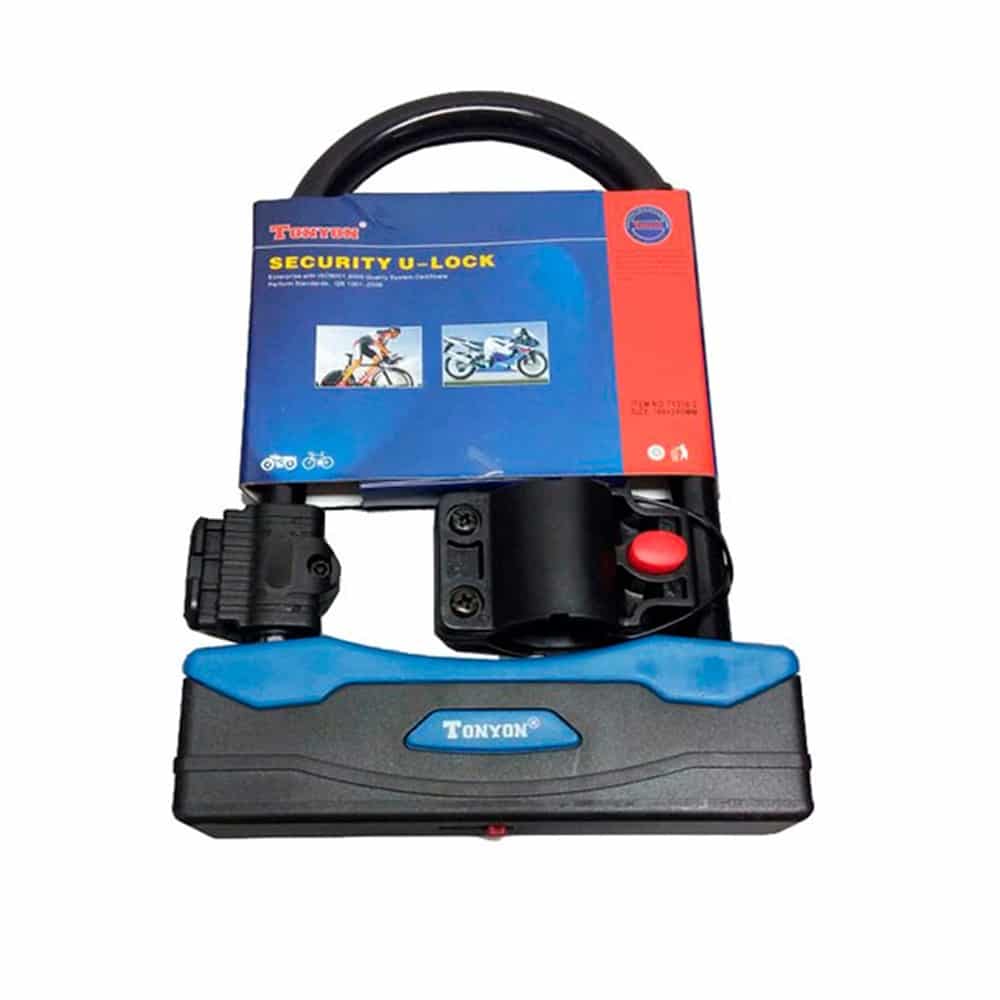 TONYON U-LOCK WITH MOUNT TY310 Black