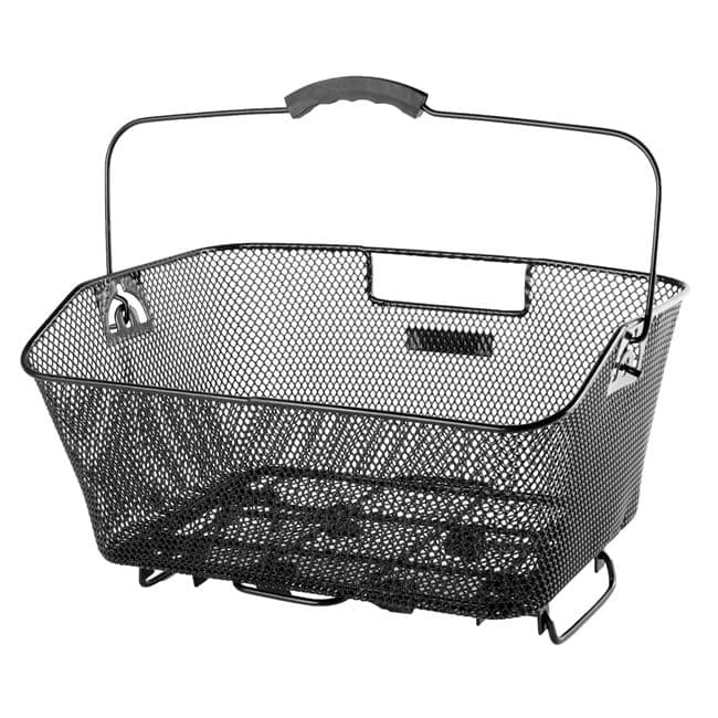 M-WAVE REAR BASKET M-WAVE RACK BLACK 431593 Silver