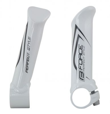 FORCE TERMINALI MANUBRIO IN ALLUMINIO BIANCO LUCIDO 350965 Bianco
