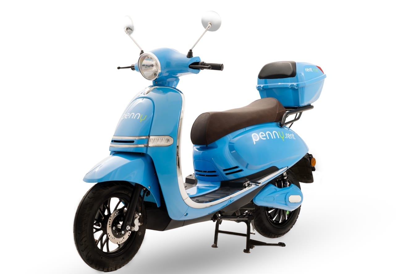 Elektrische bromfiets efun PUSA te huur Thessaloniki