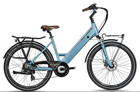 ELECTRIC BIKE Electric CITY 26 BOTTECCHIA BE15 Light Blue Secondhand