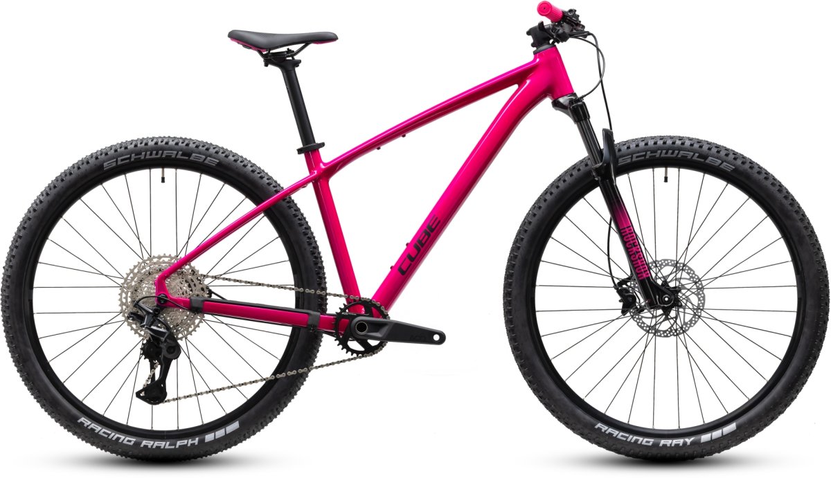 CUBE ΠΟΔΗΛΑΤΟ ΒΟΥΝΟΥ MTB REACTION PRO 29" FUCHSIA΄N΄BLACK 2027 Φούξια
