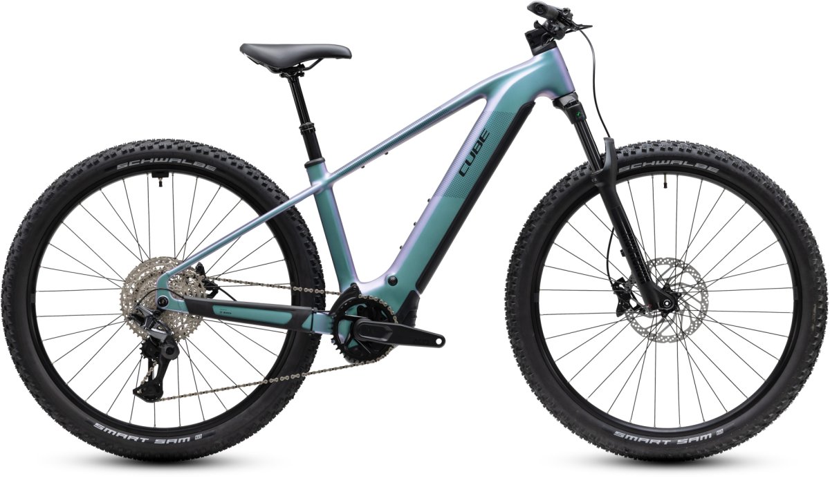 CUBE ELEKTRISCHE MOUNTAINBIKE REACTION HYBRID PRO 800 29" POLARLIGHT'N'BLACK 2027 Lichtgrijs Zwart