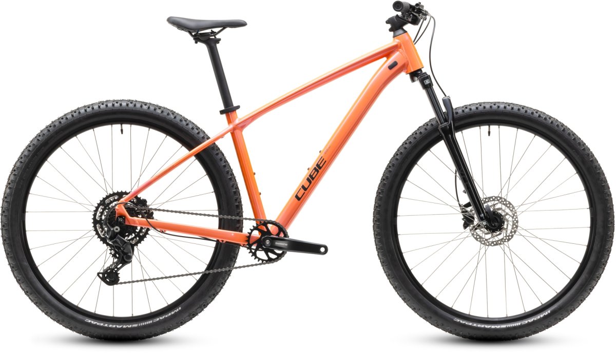 CUBE MOUNTAINBIKE MTB AIM ONE 29" SALMON'N'BLACK 2027 Oranje Zwart