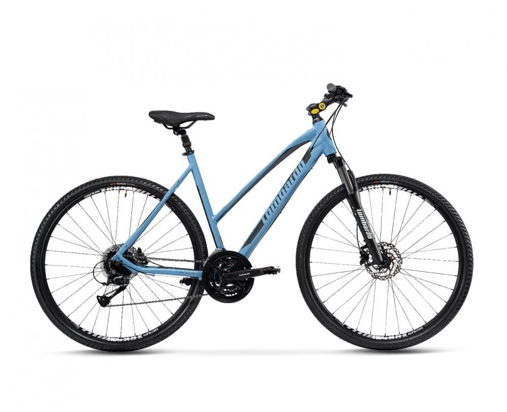 LOMBARDO DAMES TREKKINGFIETS AMANTEA 200 28" DONNA BLAUW CITY / GRIJS MAT 2024 Blauw Grijs