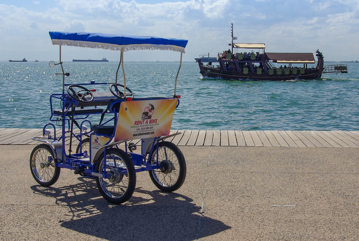 Rent Two Seater Bicycle Thessaloniki