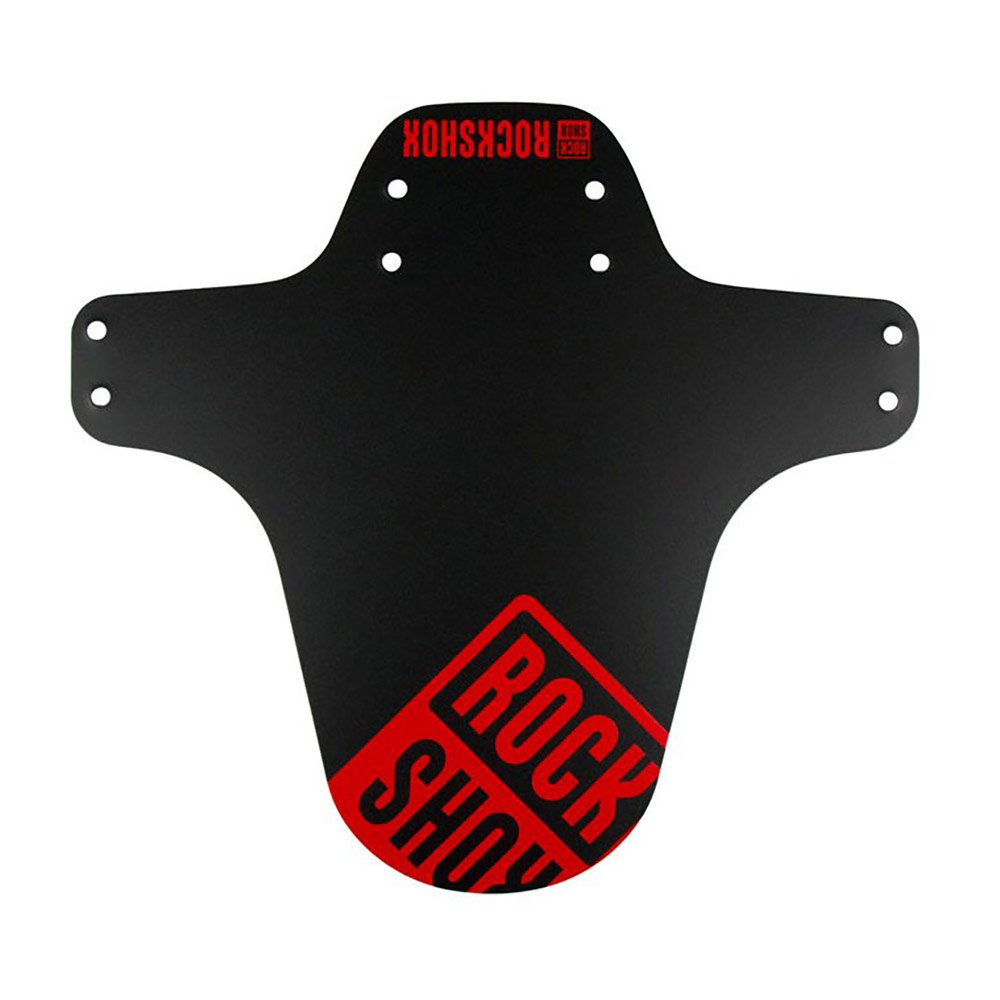 ROCKSHOX MTB Fender - Black with Stealth Print - Red