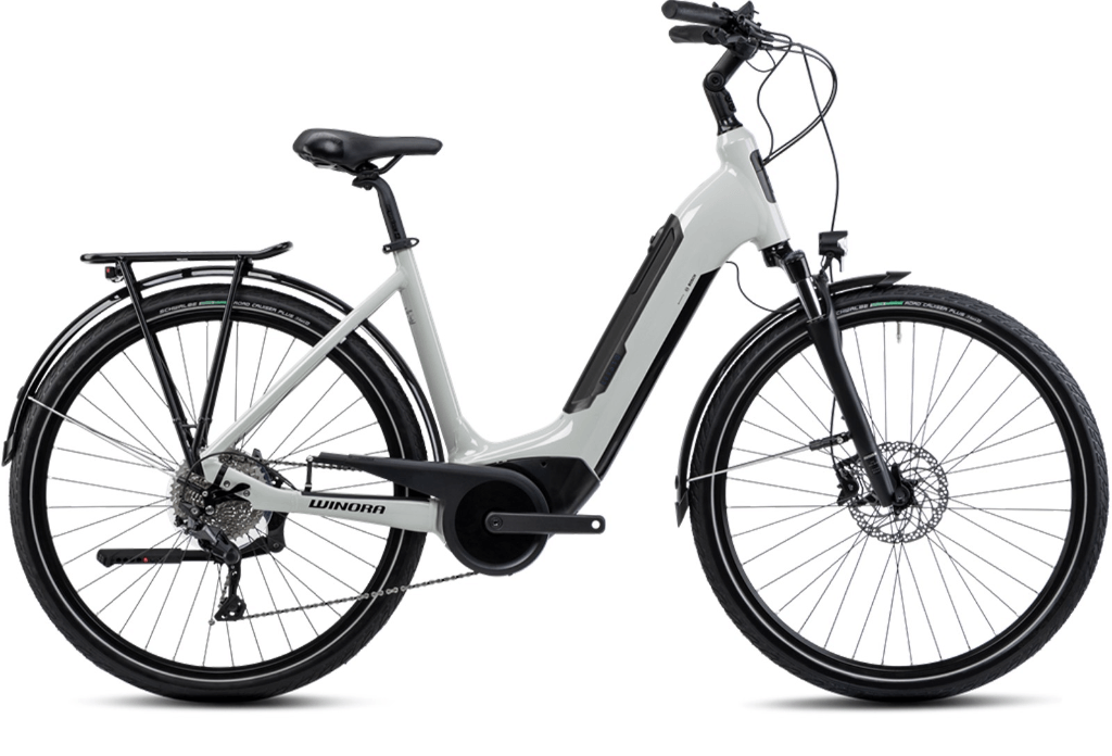 Rent the Electric City Bike WINORA Tria 7 ECO Electric and Discover Evia Greece