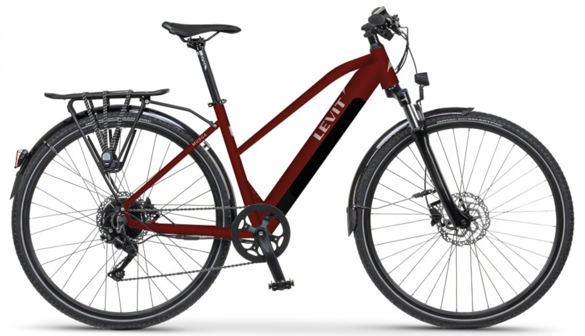 LEVIT MUSCA e bike mid brown pearl 18”