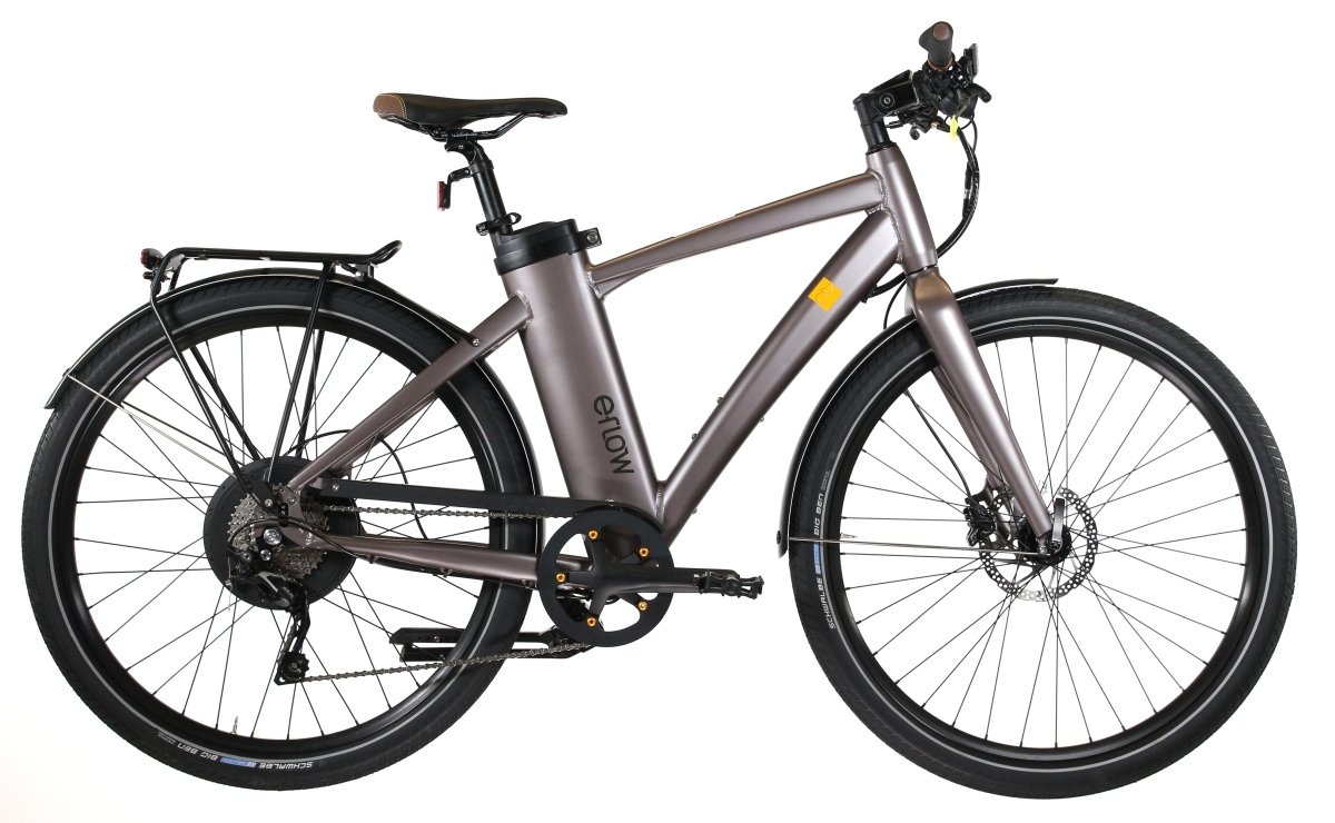 eFlow Electric Bike next to the Acropolis