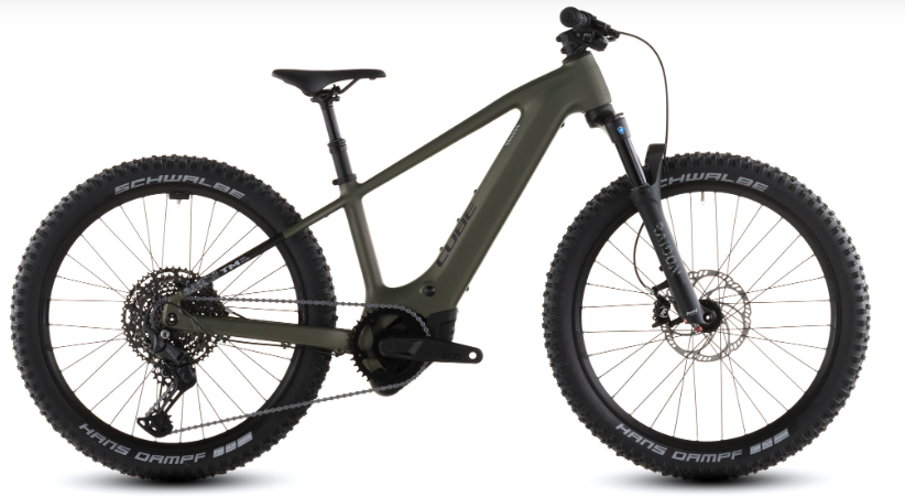 Rent a kids powerful Cube 240 e-mtb in Meteora 