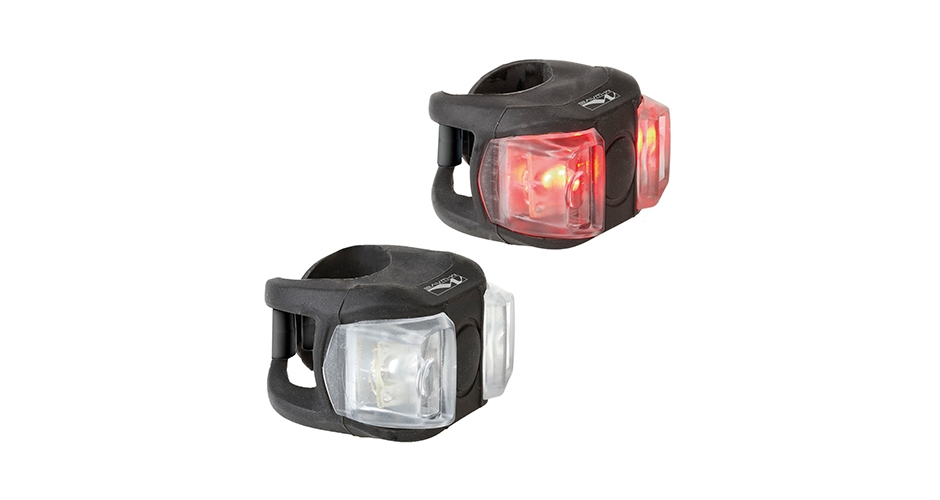 M-WAVE Cobra II Battery Flashing Light Set