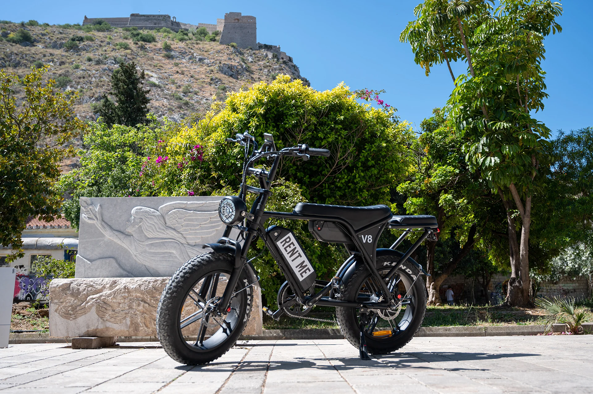 Ενοικίαση ισχυρού ηλεκτρικού fat bike στο Ναύπλιο