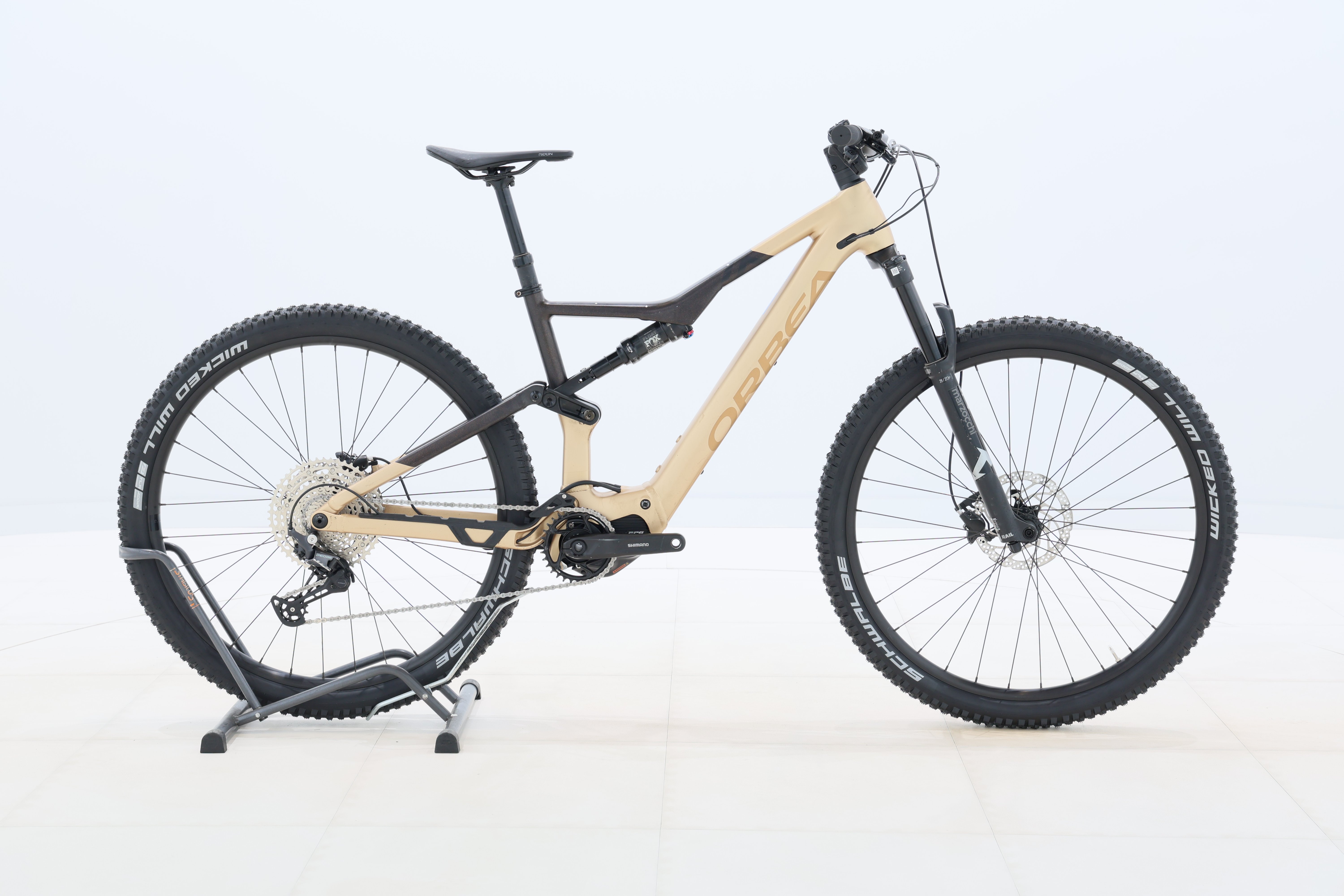 Rent Full-Suspension Electric MTB ORBEA RISE in Leros 
