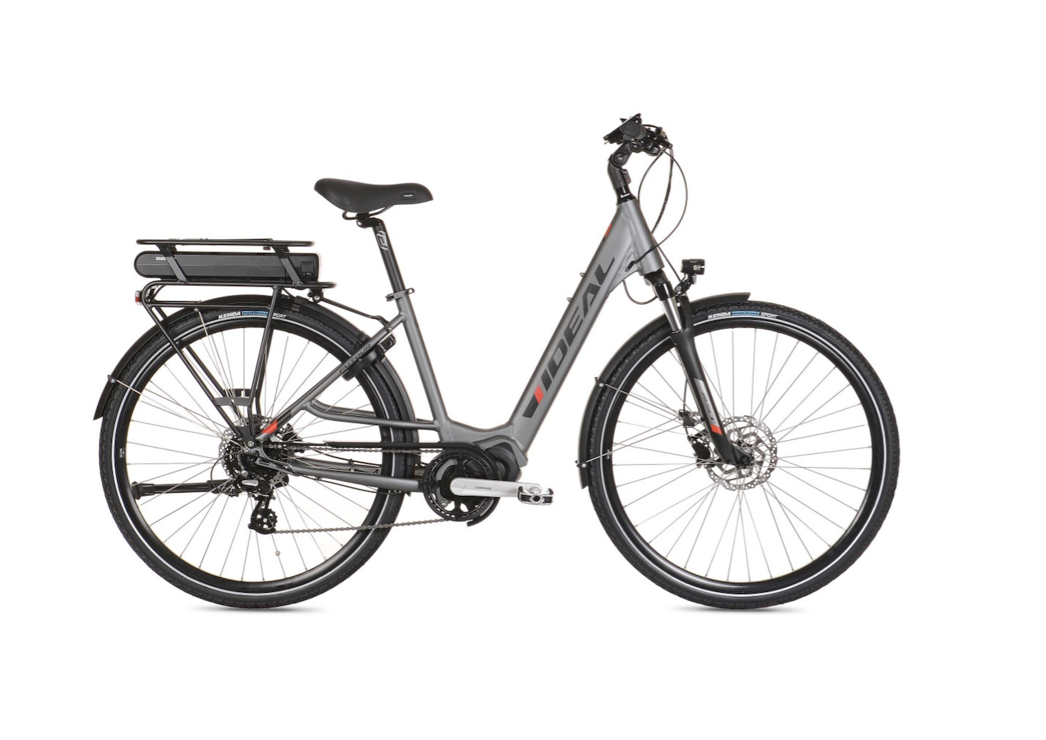 IDEAL E-Bike Rental in Naxos, 40Nm Trekking E-Bike with Helmet & Locker