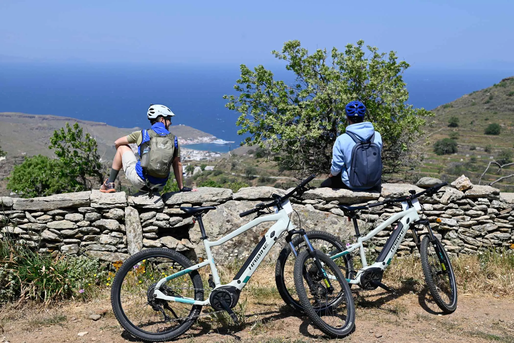 Rent Hardtail Electric MTB HaiBike in Kea Greece Small