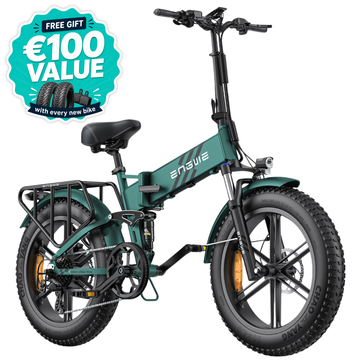 ENGWE Engine Pro 2.0 75Nm Hoge Koppel Opvouwbare Elektrische Buitenavonturenfiets