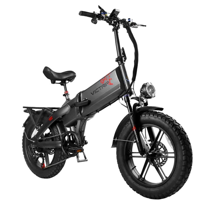 Potente e a Lunga Autonomia Victrip T6 750w 48v 55Ah Bicicletta Grassa Pieghevole