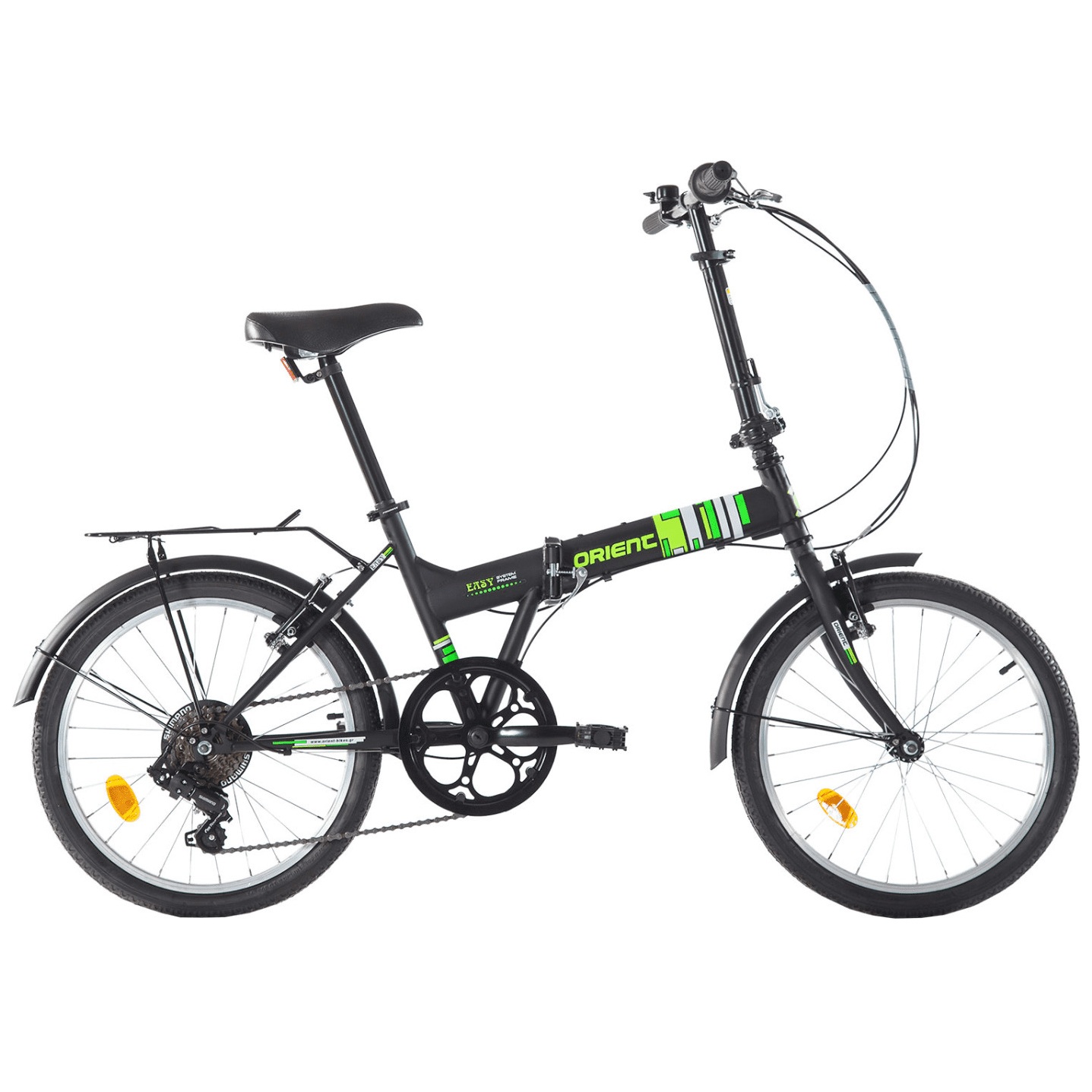 ORIENT EASY 20' FOLDING BIKE 6sp BLACK (151418) 2024