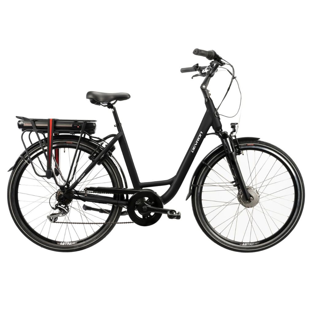 DEVRON 28220 ELECTRIC BIKE 28” 7sp 250W/13AH BLACK 45cm 2025